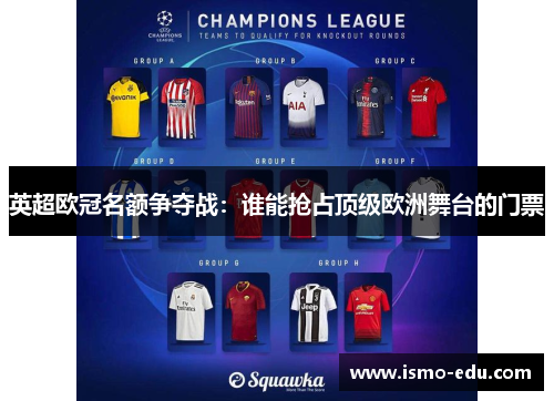 英超欧冠名额争夺战：谁能抢占顶级欧洲舞台的门票